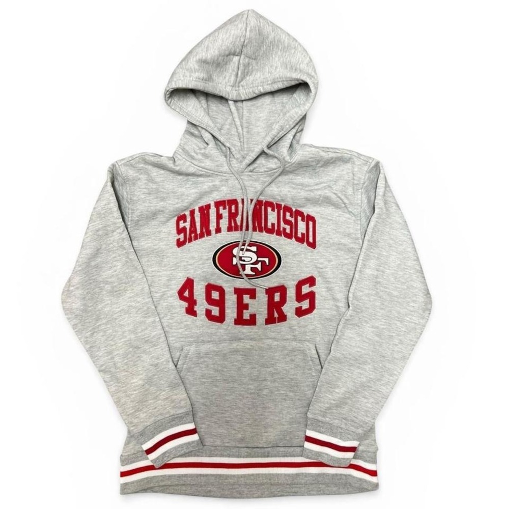 San‎ Francisco 49ers Medium NFL Sweater Ultra Game Hoodie NWOT Stitched Logo